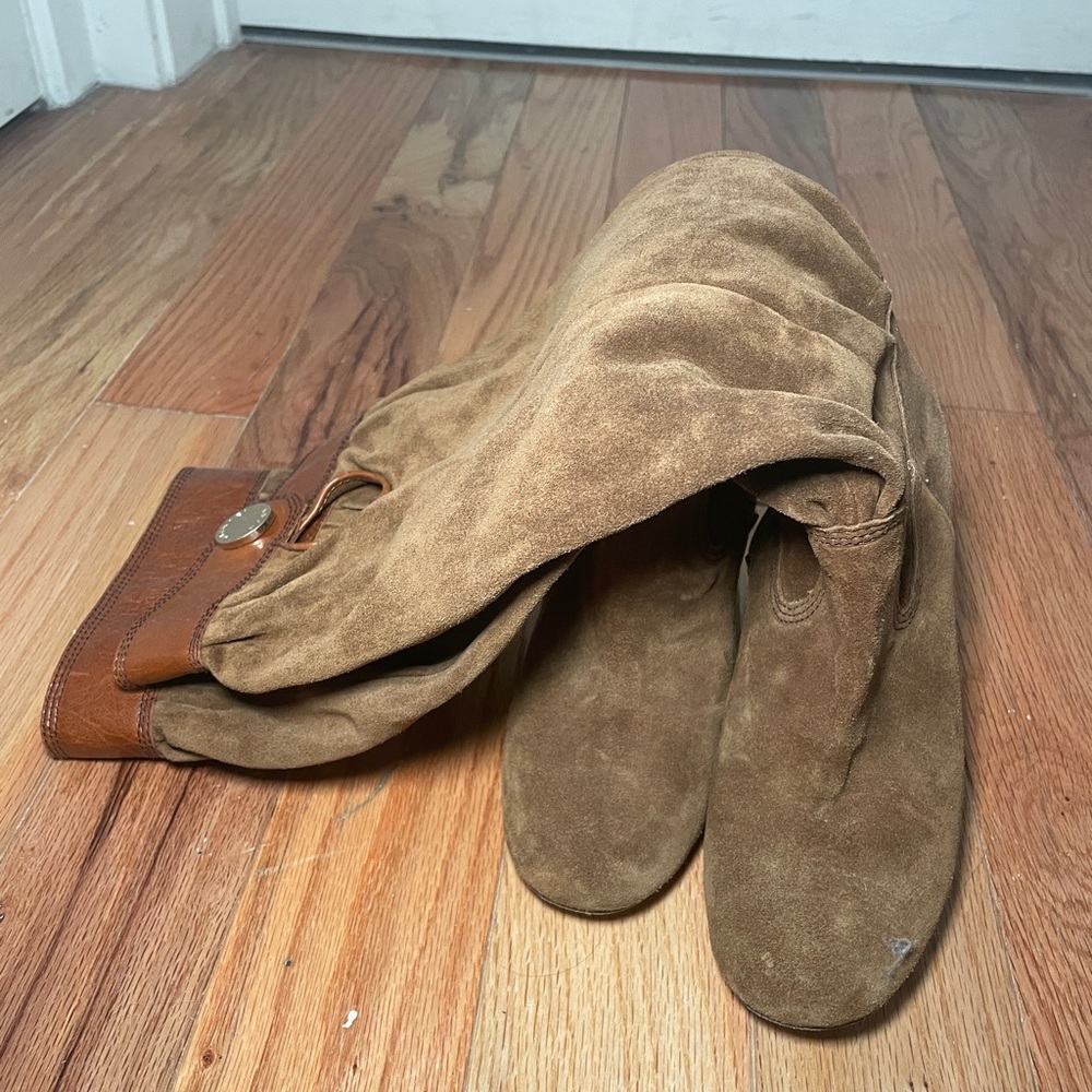 Vintage Michael Kors slouch knee high boot heels